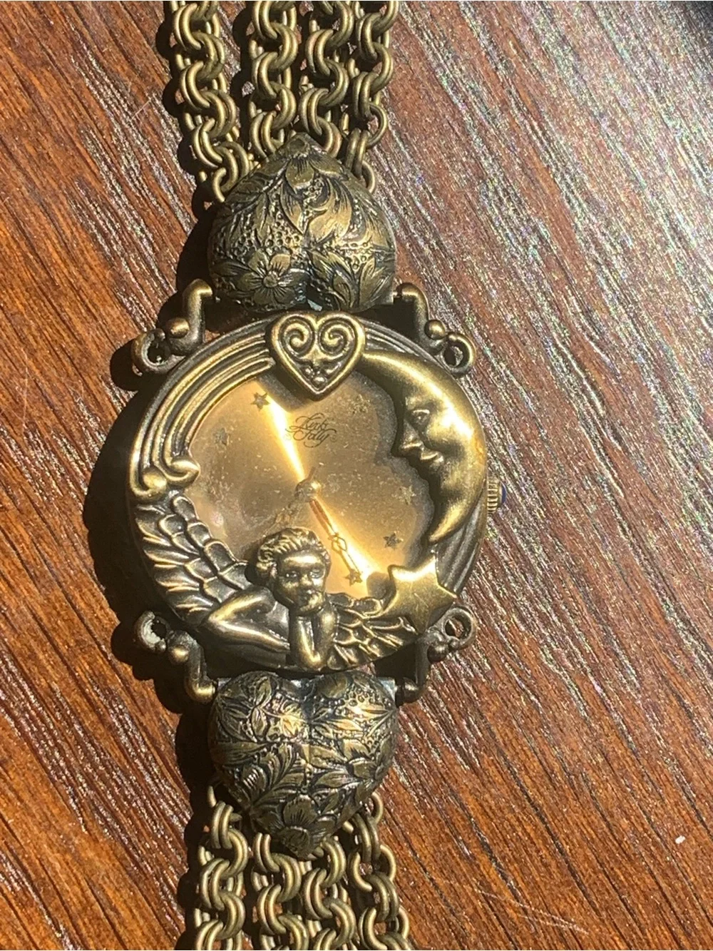 ✨ VINTAGE Kirks Folly Whimsigoth Celestial Angel Watch - PRISTINE & WORKING ✨
